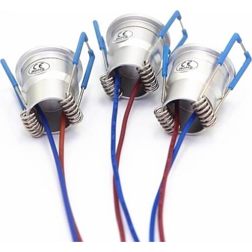 3pcs 3W Dimmable COB CREE Led Recessed Cabinet MINI Spot light 220V Mini downlight Driverless LED Bulb Free Shipping