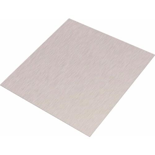 100x100mm White Nickel Copper Plate DIY Handmade Material Cupronickel Plate Material for Industry Mould or Metal Art 1piece