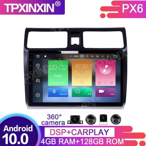 128GB Android 10 For SUZUKI SWIFT 2003-2010 Car Multimedia Player GPS Navigation Head Unit Auto Radio Audio Stereo Tape Recorder