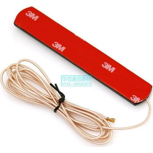 2.4G External patch 3M antenna 1.5M or 3M cable U.FL RG178 WiFi Antenna omnidirecational 6DBi gain IPEX connector 115*22mm size