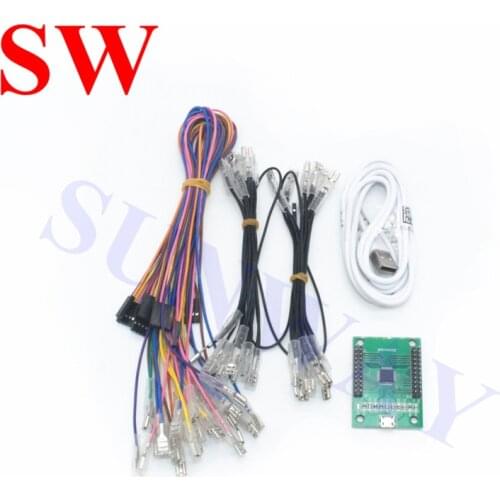 2PCS/Lot Jamma Arcade USB Controller Arcade Parts for 1- 2 Player Game Joystick Arcade Control Board Game Machine Accessories