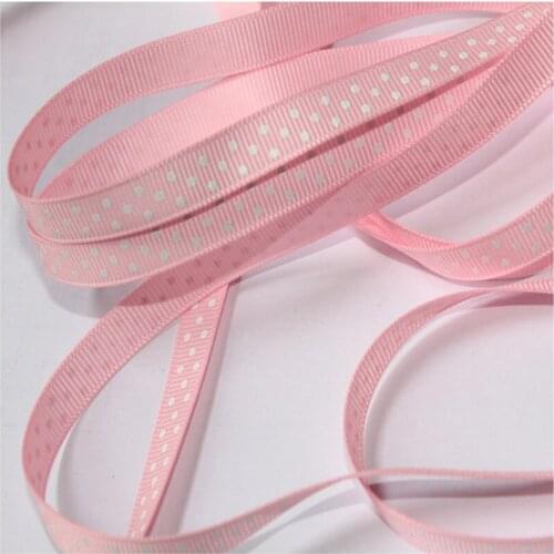 3/8'' 9mm Dots grosgrain Ribbon Dotty spot gift Hair Ribbons Accessories DP09-580