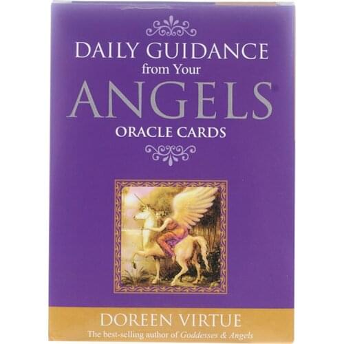 44cards Oracle daily guidance from your angels Tarot Oracle Card Board Deck Games Palying Cards For Party Game