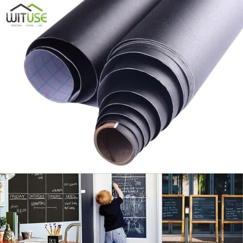 60x200cm Chalk Board Blackboard Stickers Removable Vinyl Draw Decor Mural Decals Art Chalkboard Wall Sticker For Kids Rooms