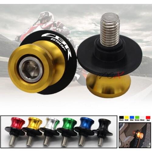 Motorcycle Accessories CNC Aluminum M8 Swingarm Spools Slider Stand Screw For Honda CBR650F CBR 650F CBR-650F 2014 2015 2016