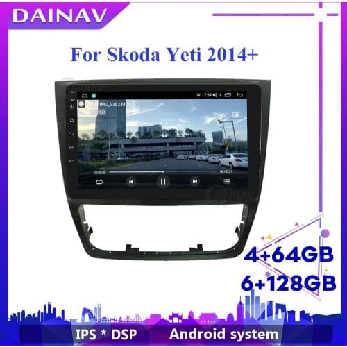 2 Din Car Radio GPS Navigation For Skoda Yeti 2014+ Car Stereo Autoradio Player HD Screen Tesla Style Head Unit
