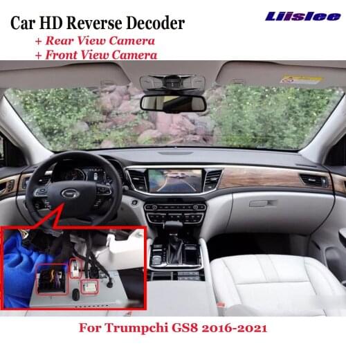 Car DVR Rearview Front Camera Reverse Image Decoder For Trumpchi GS8 2016-2021 Original Screen Upgrade