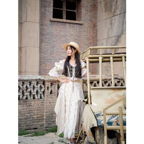 Free Shipping 2021 New Fashion Lace Guaze Long Maxi Skirts For Women Summer Style Ladies Asymmetrical A-line Bandage Skirts