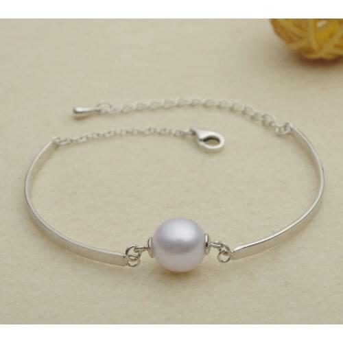 925 Silver Pearl Bracelet Mountings Bracelet Nice Quality Findings Jewelry Parts Fittings Accessories for Edison Pearls Stones