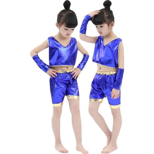 Children Modern Jazz Dance Clothing Boys Girls Street Hip Hop Dance Costumes Kids Performance Party school Stagewear Clothes