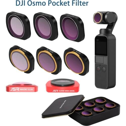 DJI Pocket 2 Filter MCUV CPL NDPL ND64-PL ND32-PL ND4 ND8 Camera Lens Filter Kit for DJI OSMO POCKET Gimbal Accessories