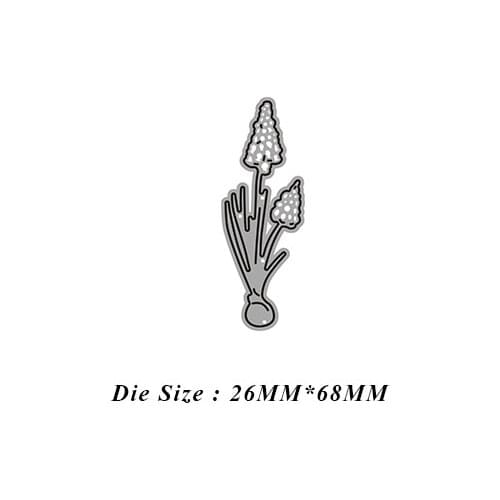 JMCRAFT New Plant Water Candle #2 Metal Cutting Dies DIY Scrapbook Handmade Paper Craft Metal Steel Template Dies