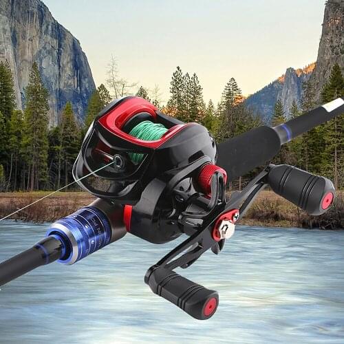 Fishing Baitcasting Reel 17+1 Bearings 7.2:1 Speed Magnetic Brake Casting Spinning Reels Handle Knob Smooth Wire Wheel Pesca