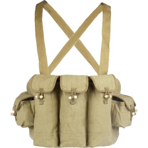 Chinese Military Surplus AK47 Chest Pouch Rig Ammo Mag Bandolier Type 56