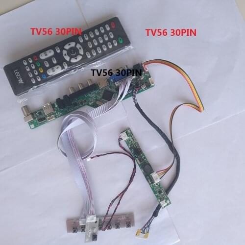KIT For CLAA154WB03A 1280X800 15.4" HDMI LCD TV USB VGA AV LED card AUDIO 1 lamps Controller Board driver PANEL
