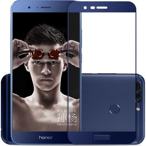 MAKAVO Full Cover Tempered Glass Screen Protector Armor Film For Huawei Honor V9 / Honor 8 Pro Honor 8 9 Lite