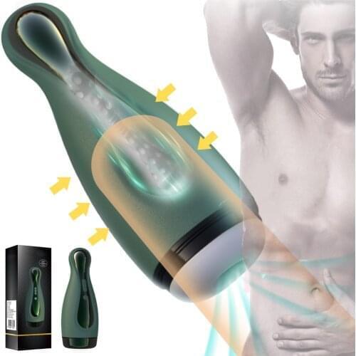 Penis Vibrator Real Sucking Male Masturbator Strong Clip Suction Blowjob Deep Throat Automatic Masturbation Cup Sex Toys For Men