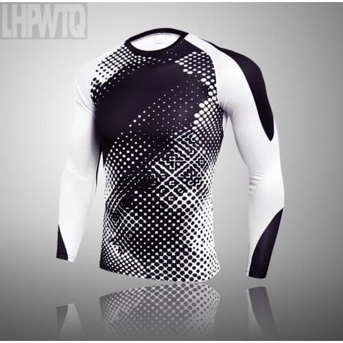 NEW Hot Sale Mens Rashgard Running Shirt Men T-shirt Sports Long Sleeve Compression Shirts Gym T Shirt Fitness Sport Shirt