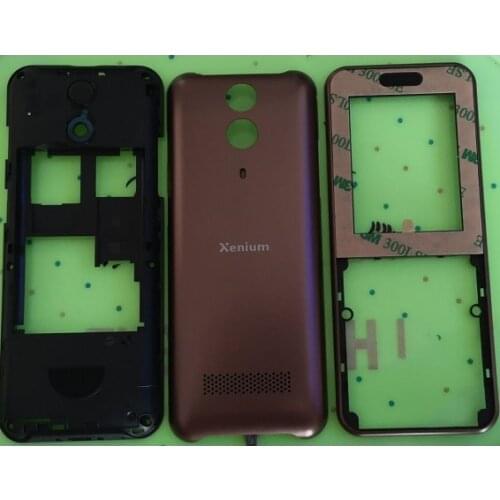 SZWESTTOP original Front or center housing or battery cover for Philips E331 Mobile for Xenium CTE331 phone cellphone