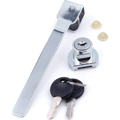 Sliding Glass Showcase Lock Cabinet Display Showcase Drawer Case Sliding Glass Push Door Ratchet Lock All Keyed Alike 116mm WWO6