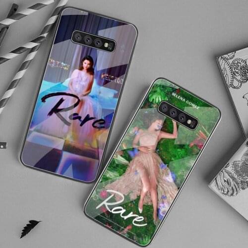 Selena Gomez Rare Phone Case Tempered Glass For Samsung S20 Plus S7 S8 S9 S10 Plus Note 8 9 10 Plus