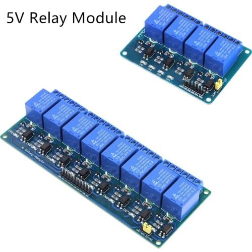 5V 4 8 Channel Relay Module with Optocoupler Relay Output 4 8 Way Relay Module for arduino DIY Kit