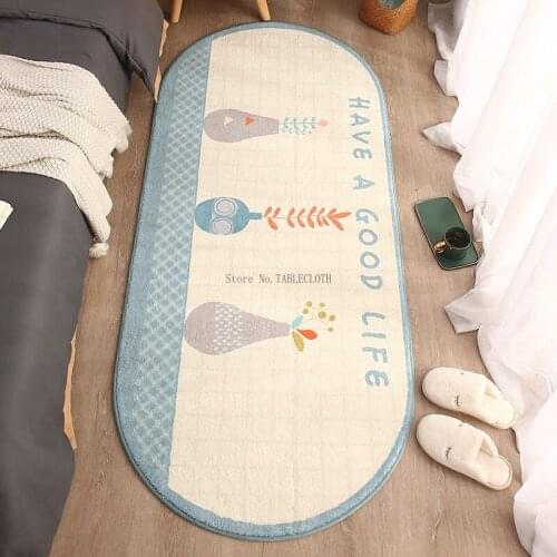Nordic Carpet Bedroom Girl Bedside Blanket Household Sleepable Bedside Small Rug Ins Room Carpet
