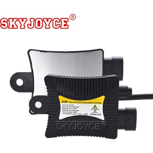 SKYJOYCE 2PCS 55W DC 12V Slim HID Xenon Ballast Ignition For Auto Car Headlight Replacement Bulb Kit HID Electronic Reactor