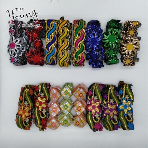 4.5 meter for sale Fashion style 1pcs sell Iron on patch Embroidery Patch barcode DIY Badges Clothing Sewing Accessory