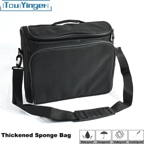 Touyinger Everycom Projector Storage Bag for X20 T4 mini T2A M5 LED96 support most LED projector multi-function black bag
