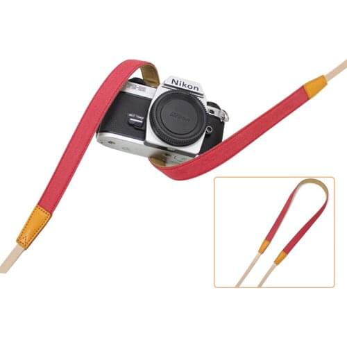 For Canon Nikon Fuji Pentax Leica Sony A6500 A7R2 A6300 A9 Portable Camera Decompression Strap Camera Universal Rope Accessories