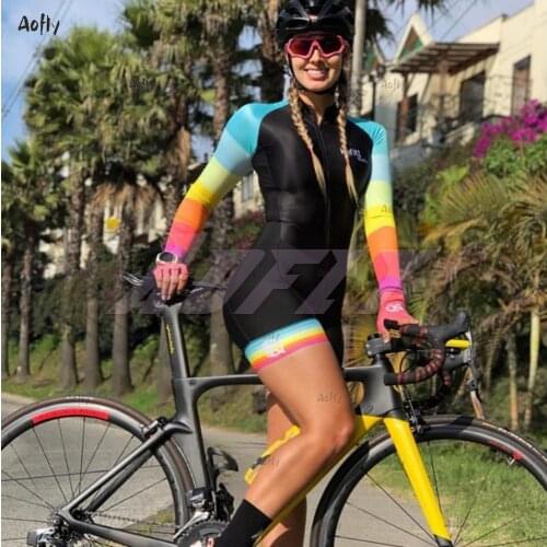 2020 Women‘s profession triathlon suit clothes Cycling skinsuits girls Macaquinho Ciclismo Feminino jumpsuit triatlon summer