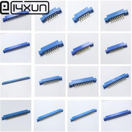1Pc 805 Series 3.96mm Pitch PCB Slot Solder / Wire Type Card Edge Connector 8Pin 12P 16P 20P 24P 30P 36P 40P 56P 72P
