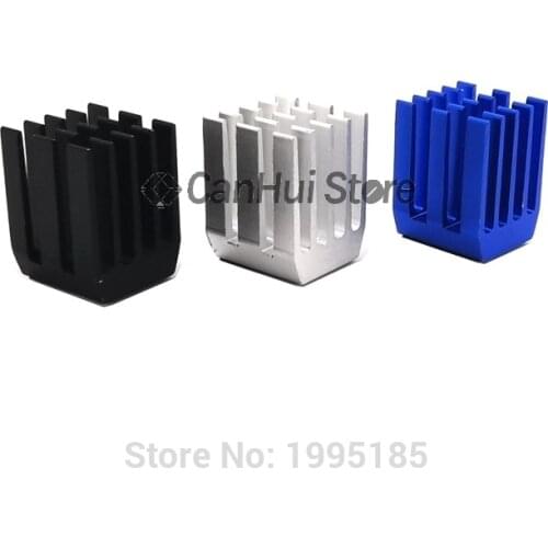 20Pc/Set 9*9*12mm Aluminum Cooling Heat Sink Chip RAM Radiator Heatsink Cooler Gdstime Aluminum Mini IC Chipset Cooling 9x9x12mm