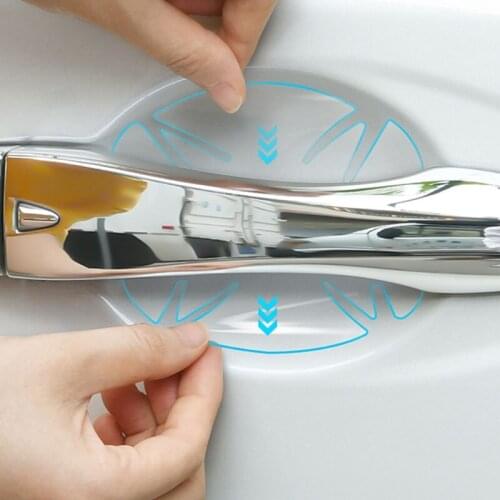 4 pieces/set of car handle protective film stickers FOR Infiniti FX-series Q-series QX-series Coupe EX37 EX25 JX35 EX35 G Class