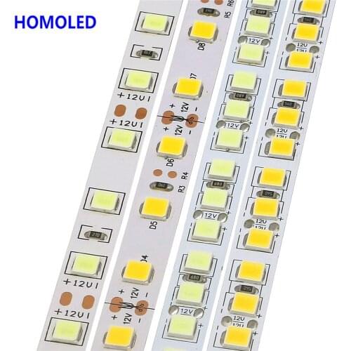 5M 120/60 LEDs 5054 LED Strip Light Waterproof DC12V Flexible Lights High Brightness than 5050 White/Warm white LED Tape Lamp