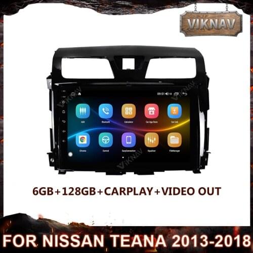 Android 10 Car Radio for Nissan Teana 2013-2018 autoradio 2din Multimedia Video Player Navigation GPS Head Unit Tape Recorder