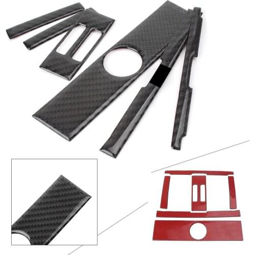 Car Styling Rear Air Outlet Frame Cover Trim Decoration For BMW 3 series F30 325 320 316 Carbon Fiber Color 6pcs/set