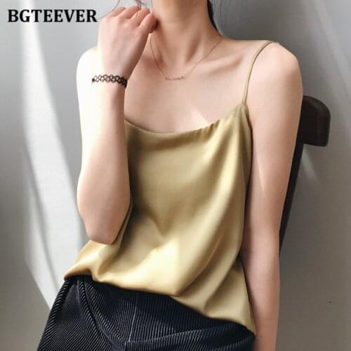 BGTEEVER Satin Blouses