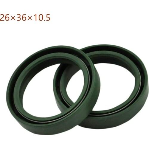 26*36*10.5 Motorcycle Front Fork Damper Oil Seal and Dust Seal Front Fork Damper Shock Absorber for Yamaha DT80 LP50P Chappy