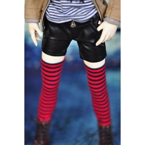 1/6 1/4 1/3 scale BJD Leather shorts for BJD/SD YOSD MSD SD13 SD17 SSDF ID72 HID strong Uncle doll accessories C0193
