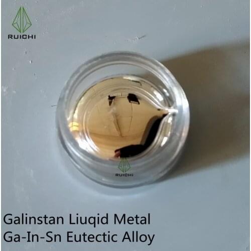 Galinstan Metal M.P 10°C/F50°F 99.99% Pure Heat Transfer Gallium-Indium-Tin Eutectic Alloy Galinstan Liquid Metal