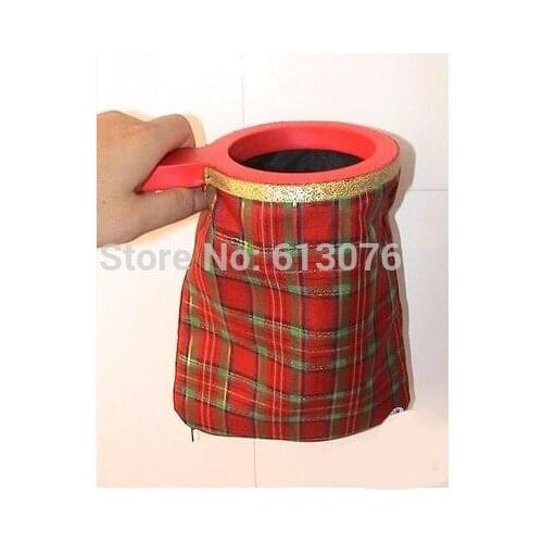 Zipper/change bag ,small size ,11.5*22cm - Magic trick,bag magic,magic accessories,stage magic