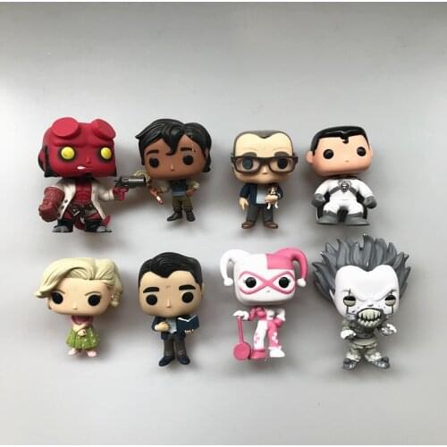 Original Used HellBoy, White Lantern , Pink , Pennywise Vinyl Action Figure Collectible Model Toy