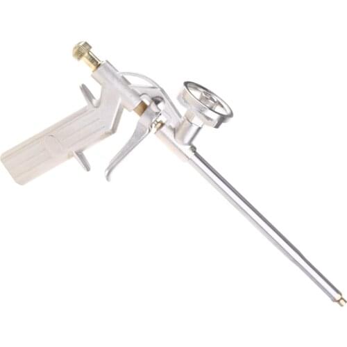 Foam Expanding Spray Gun Bubble Sealant Dispensing PU Insulating Applicator Tool Aluminum Alloy Professional All Metal Foam Gun