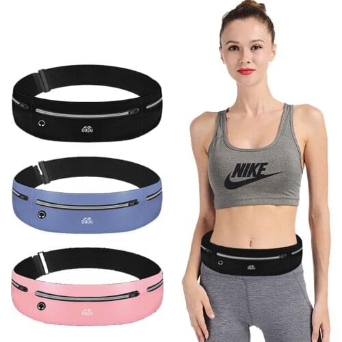 Unisex Waist Bag Running Sports Belt Waist Pouch Men Sport Cycling Phone Bag Waterproof Holder Women Running Waist Bag Belt Pack