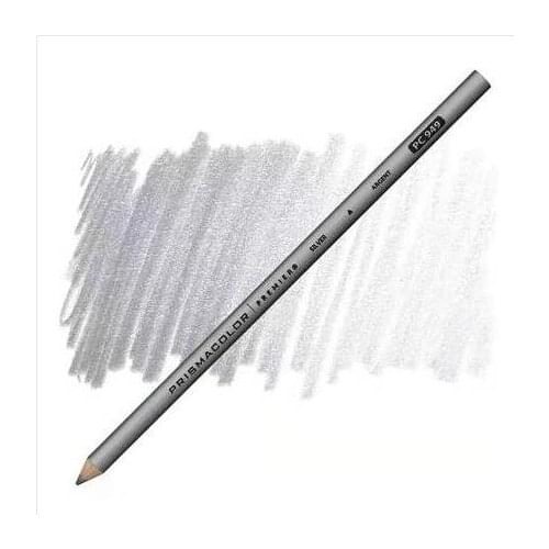 Prismacolor silver Colored Pencil Metallic Silver,Soft Colored Pencils,PC949 Prismacolor Coloring Pencils,Lapices Art Supplies