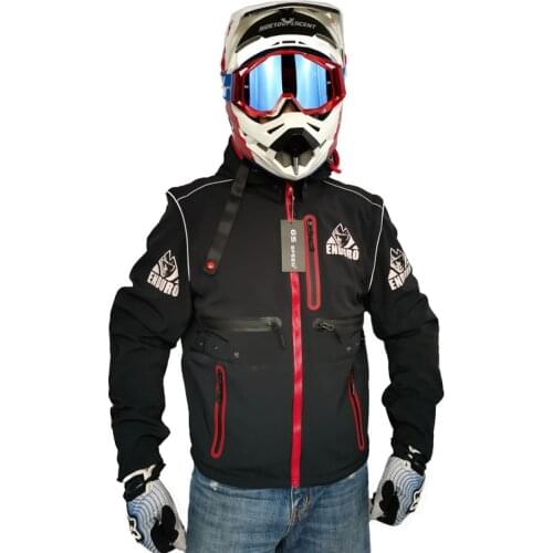Street Moto Black Jackets Motocross MX Dirt Bike Offroad Motorcycle Scooter Offroad Mens Riding Jacket