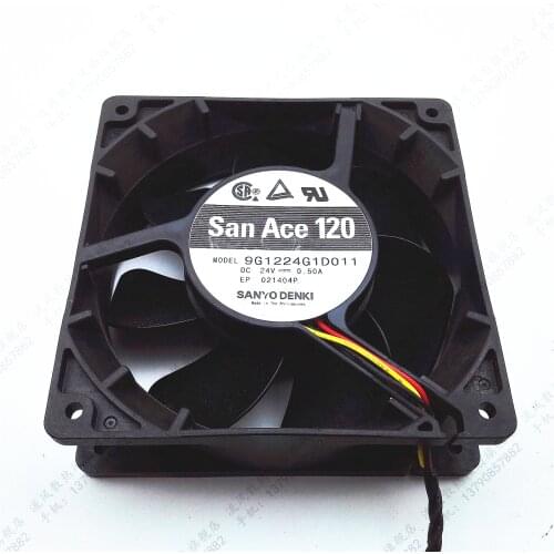 Good Quality For Sanyo 12Cm 24v 0.50a 9G1224G1D011 Server fans Cooling Fan