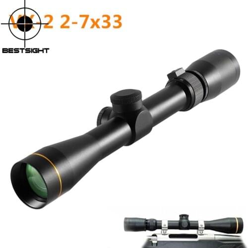 VX-2 2-7x33 Mil Dot Riflescopes Compact Scope Rangefinder Reticle Hunting Riflescopes Cross-Hair Reticle Outdoor Tactics Scope